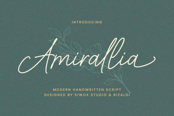 Amirallia: A Refined Script Typeface for Digital Branding