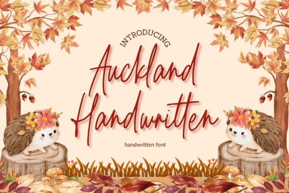 Auckland Handwritten: A Warm, Professional Script Font for Small Businesses