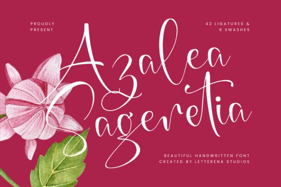 Azalea Sageretia: A Luxury Script Font That Elevates Real Small Business Branding