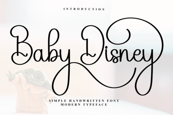 Baby Disney Font: A Handwritten Script for Warm, Engaging Campaigns
