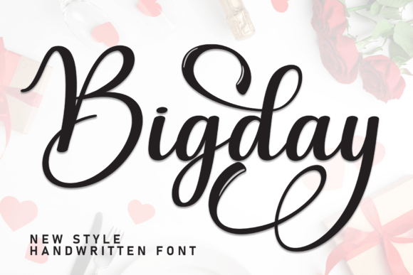 Bigday: A Handwritten Font That Feels Like a Thoughtful Pause