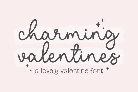 Charming Valentines: A Delightful Script Font for Digital Branding