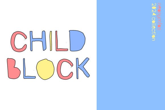Child Block: A Bold Display Font for Campaign Headlines