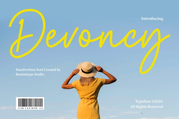 Devoncy: A Handwritten Font with Stiff, Confident Charm