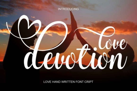 Devotion Love: A Script Font That Elevates Digital Branding