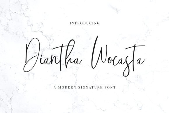 Diantha Wocasta: A Handwritten Font That Elevates Real Small Business Branding