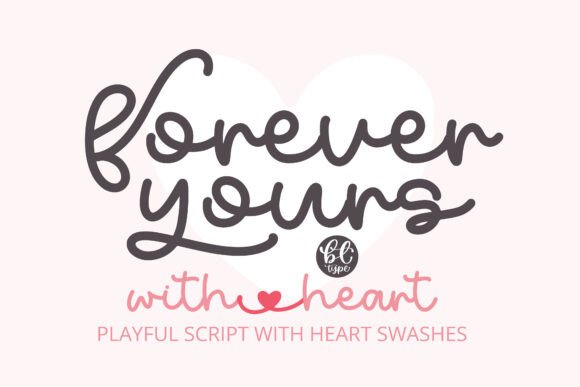 Forever Yours Handwritten Font for Crafters & Sellers