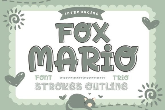 Fox Mario: A Playful Display Font for Digital Branding