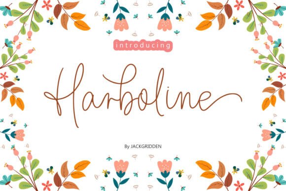 Harboline: A Modern Monoline Font for Trusted Branding