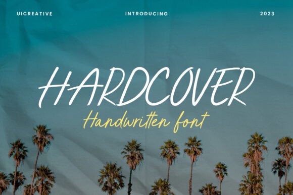 Hardcover: A Delicate Handwritten Font for Digital Branding