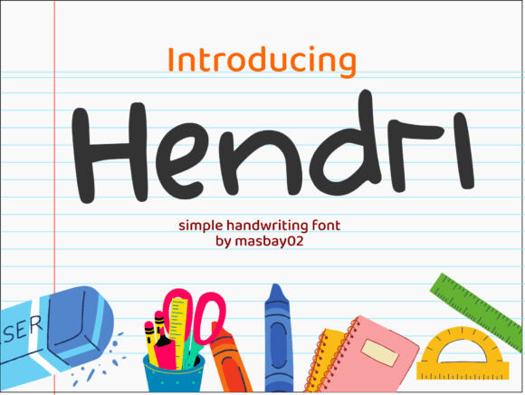 Hendri: A Handwritten Script Font That Feels Like Home