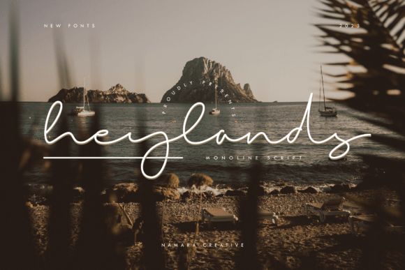 Heylands: A Modern Handwritten Font for Thoughtful Branding
