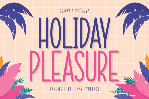 Holiday Pleasure: A Stylish Handwritten Font for Digital Branding