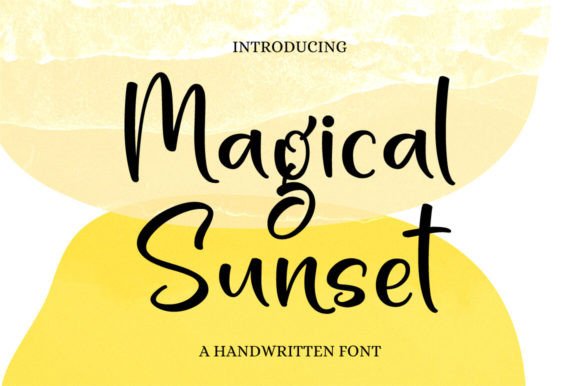 Magical Sunset: A Handwritten Font for Scroll-Stopping Brand Moments