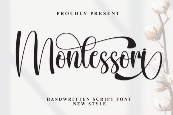 Montessori: A Stylish Handwritten Font for Makers