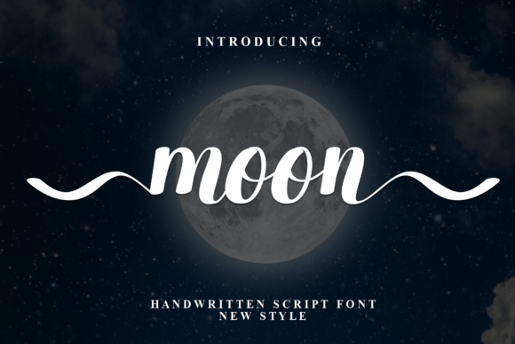 Moon: A Sweet, Handcrafted Script Font for Crafters