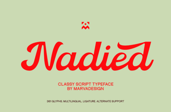 Nadied: A Sophisticated Script Font for Thoughtful Branding