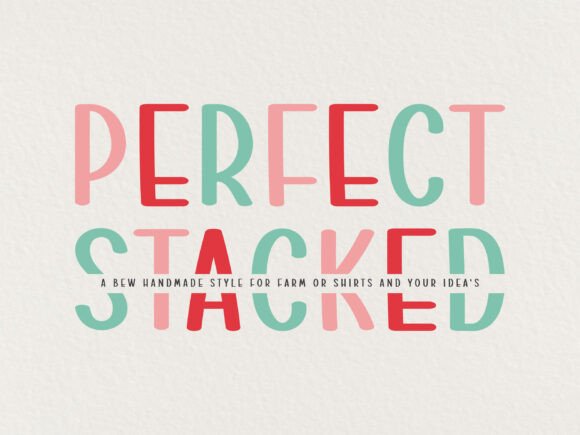 Perfect Stacked: A Playful Serif Typeface for Digital Branding