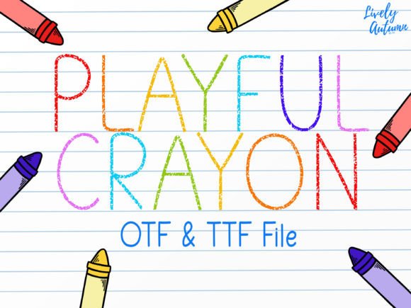 Playful Crayon: A Handwritten Display Font for Editorial Charm