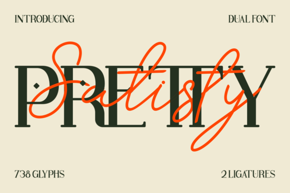 Pretty Satisfy: A Font Duo That Elevates Campaign Visuals