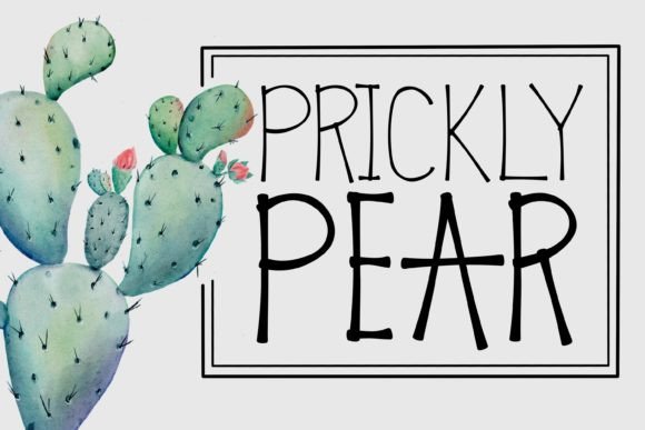 Prickly Pear: A Playful Script Font for Whimsical Branding