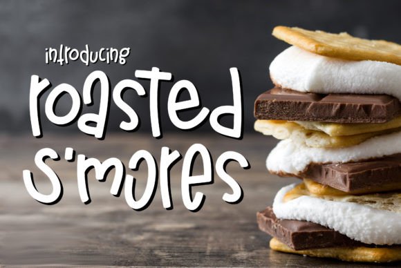 Roasted S mores: A Playful, Polished Script Font for Small Business Branding
