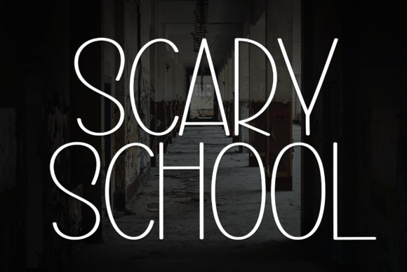 Scary School: A Handwritten Display Font with Editorial Edge