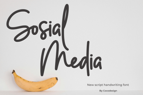 Sosial Media: A Thoughtful Script Font for Editorial Moments