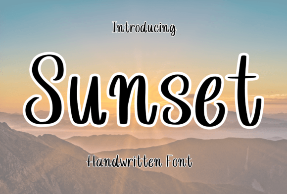 Sunset Handwritten: A Warm, Memorable Font for Small Businesses