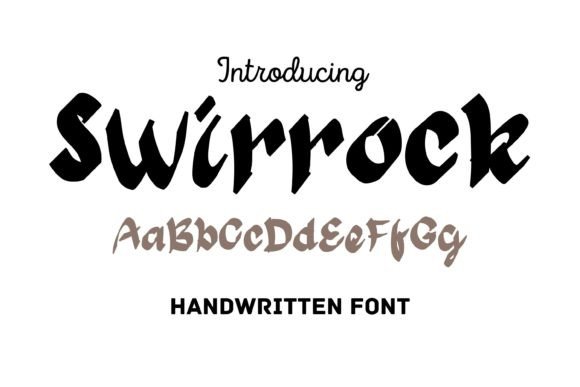 Swirrock: A Handwritten Script Font That Feels Human