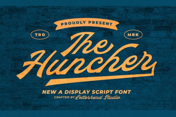 The Huncher: A Display Script Font That Earns Its Place in Campaign Visuals