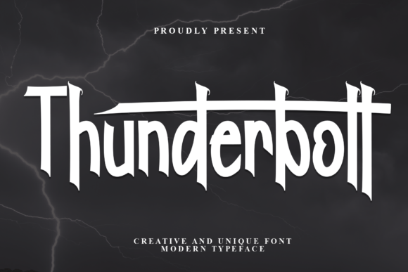 Thunderbolt Font: Elegant Handwritten Type for Real Business Branding